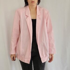 80s/90s Pink Oversize Cotton‎ Jacket